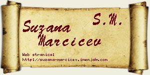 Suzana Marčićev vizit kartica